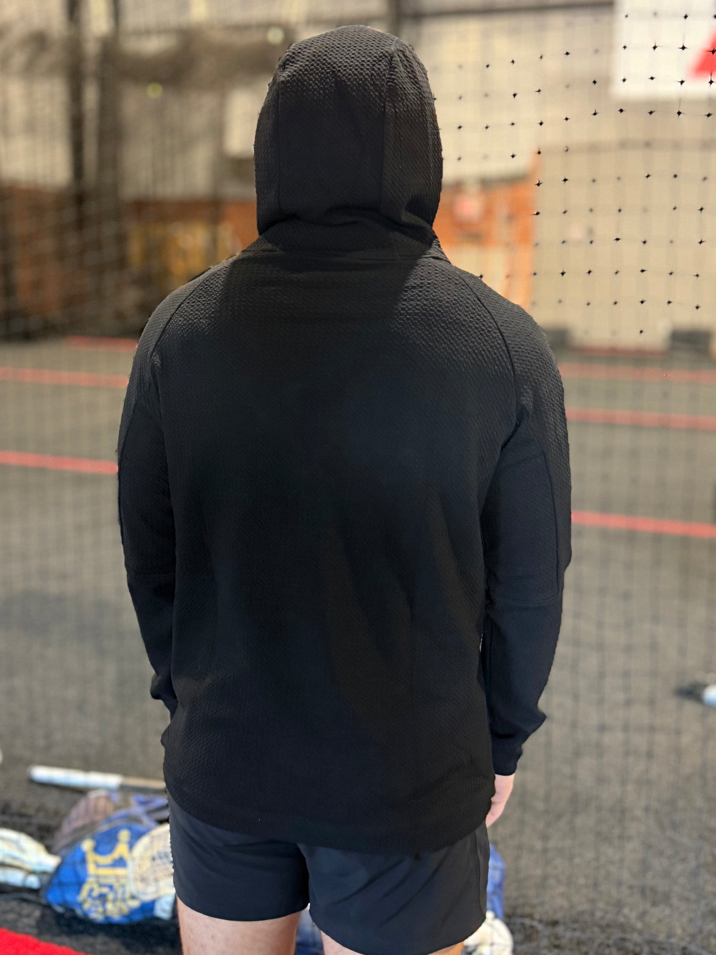 FoFo Double weave hood BLK