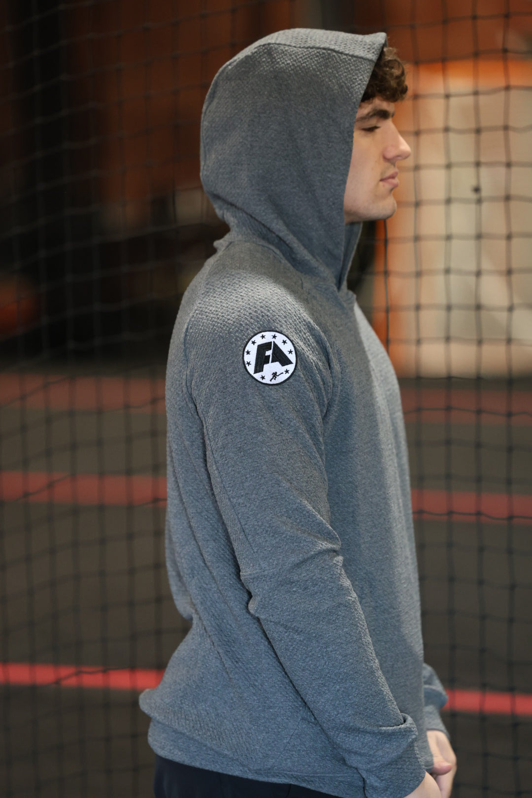 FoFo Double Weave Hood Gray