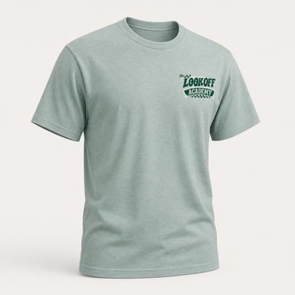 Look Off Academy T - Seafoam / Cream, front view