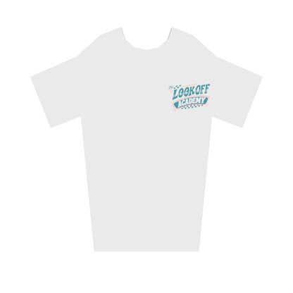3D model of Look Off Academy T in light heather gray and pink