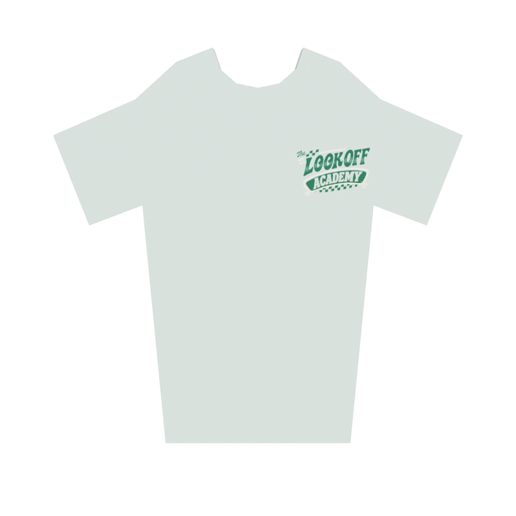 3D model of Look Off Academy T in seafoam and cream